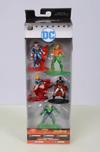 NEW Jada Toys Nano Metalfigs DC Comics Pack-B 5-Pk Superman Batman Aquaman & + 2 - Picture 1 of 6