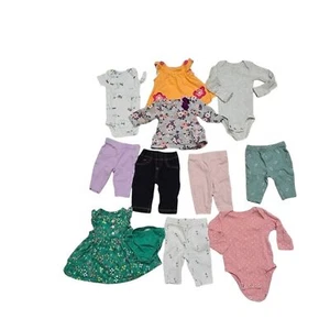 Carter's y otros 11 piezas bebé niña recién nacido ropa lote talla nb - Imagen 1 de 8