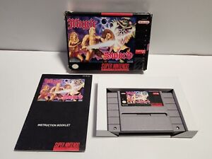 Magic Sword (Super Nintendo Entertainment System, 1992) SNES CIB Complete TESTED
