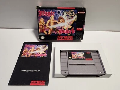 Magic Sword (Super Nintendo Entertainment System, 1992) SNES CIB Complete TESTED - Image 1 of 4