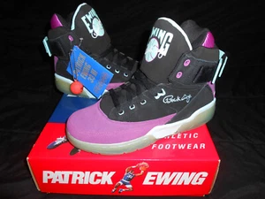 NEW Ewing AThletics 33 Hi Charlotte mens US 11 Black Purple Teal shoes sneakers - Picture 1 of 10