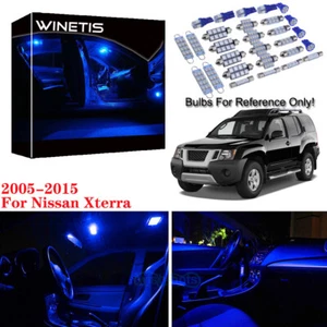8Pcs Premium Blue LED Bulbs Interior Package Lights For 2005-2015 Nissan Xterra - Bild 1 von 12