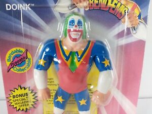 Doink the Clown WWF WWE Wrestling Bend Ems 1994 Just Toys Action Figure