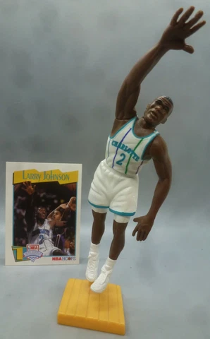 1993 LOOSE STARTING LINEUP SLU FIGURE LARRY JOHNSON CHARLOTTE HORNETS Cover