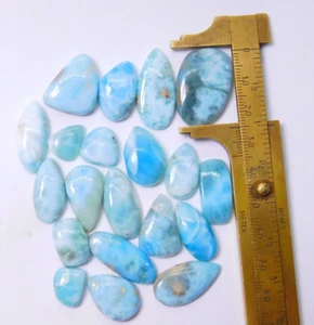 Piedras preciosas sueltas cabujón Larimar uso para joyería 200 quilates ME-8247 - Imagen 1 de 4