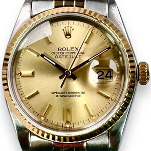 Rolex Datejust 16013 36 mm Champagne - Picture 1 of 11