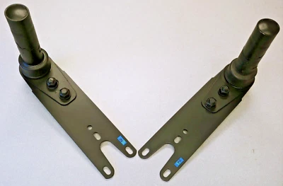 BONITO PAR DE PLACAS DE PUNTAL DE RESORTE TRASERO ORIGINALES USADAS PORSCHE 911 930 G50 87-89 #2 Foto 1 de 4