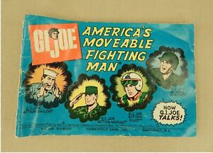 Vintage 1967 Hasbro GI Joe #7590 Talking Action Soldier Comic Book C6