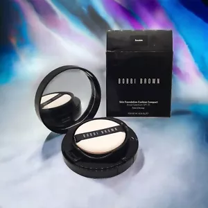 Base de piel marrón Bobbi cojín compacto FPS35 0,45 oz tamaño completo ~ porcelana ~ nuevo en caja - Imagen 1 de 12