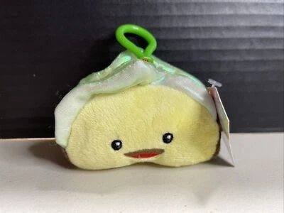 Brand New Taco Mini Plush Keychain Glitzy Clips Book Bag Back Pack NWT - Image 1 of 4