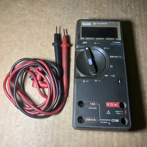 FLUKE 77/AN MULTIMETER W/ LEADS - Picture 1 of 6
