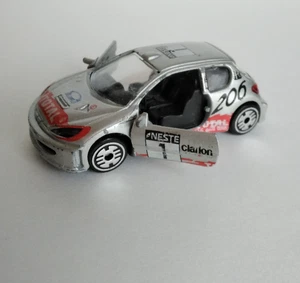 DIECAST RALLY CAR GUISVAL PEUGEOT 206 WRC 1:64 COMBINE POSTAGE - Picture 1 of 5