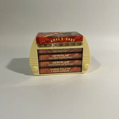 Vintage The Best Of AMOS N' ANDY 4 Set 60 Minute Cassettes Radio Case Holder - Image 1 of 4