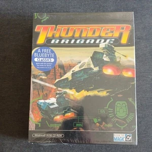 Thunder Brigade - 1998 Hover Tank Arcade Shooter PC GAME - ORIGINAL RARE BIG BOX - Picture 1 of 3