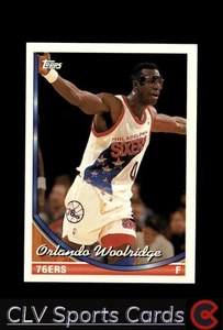 Basketball sports Topps Orlando Woolridge Philadelphia 76ers Near Mint or Better - Picture 1 of 2
