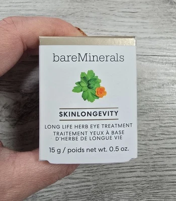 BareMinerals Long Life Herb Eye Treatment 15g NEW Boxed - Image 1 of 2