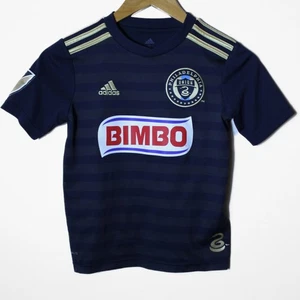 Camiseta Philadelphia Union Adidas Juvenil Pequeña Azul Bimbo 2017 #28 Gaddis - Imagen 1 de 7