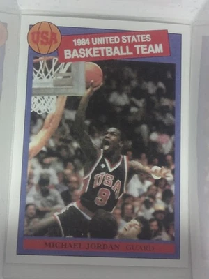 RARO - 1984 Michael Jordan ROOKIE EUA Olympic Team Chicago Bulls cartão de basquete - Imagem 1 de 2