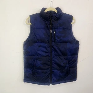 Nwt Polo Ralph Lauren Boys Sz XL 18 20 Puffer Vest Blue Camo Reversible - Picture 1 of 4