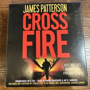 Cross Fire by James Patterson 2010 6 CDs BONUS MP3s Andre Braugher Unabridged - Picture 1 of 2