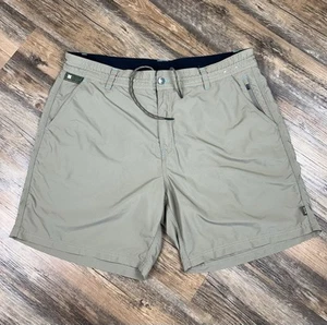 Howler Bros Horizon Hybrid Fishing Shorts Men's 40 Brown Ripstop Outdoor Nylon - Picture 1 of 14