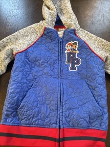Paw Patrol Nickelodeon Chase/Marshall Zip-up Hoodie Boys Size 6 - Picture 1 of 7