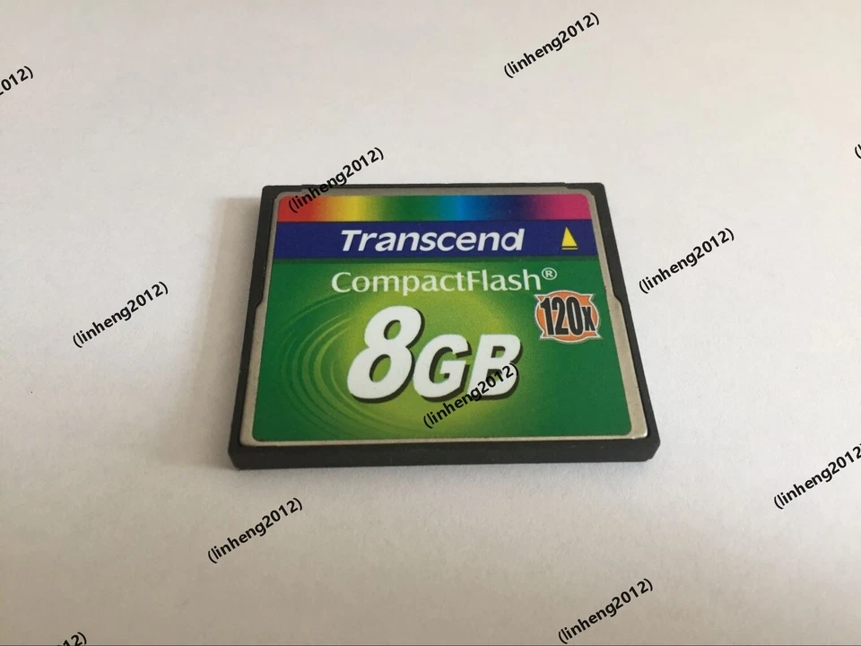 Cartão de memória Transcend 8GB compactflash 120X CF - Imagem 1 de 2