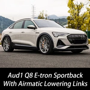 FOR AUDI E-TRON Q8 SPORTBACK 4M ADJUSTABLE AIR SUSPENSION LOWERING LINKS KIT ROD - Foto 1 di 8