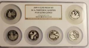 2009-S NGC PF69 UCAM -QUARTER US Mint Proof 5 Coin - Ultra Cameo - 5 Coin Set! - Picture 1 of 3