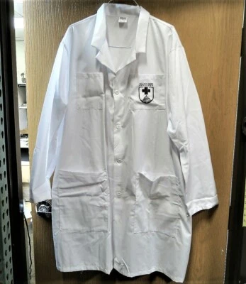 PPE Lab Coat 41” Knee Length NEW Military Issue Walter Reed Bethesda Logo 3XL - Image 1 of 4
