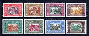 LITUANIA — SCOTT 264-271 — 1932 15 ANIVERSARIO. JUEGO INDEPENDENCIA — MNH — SCV $25 - Imagen 1 de 2