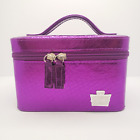 CABOODLES Go Getter Mini Small Cosmetic Makeup Case Travel Vanity Purple Foil