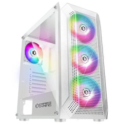 - PC-Gehäuse Gamer Ruby – ARGB Mittelgroßer Tower ATX MATX ITX – Netzblende –... - Bild 1 von 4