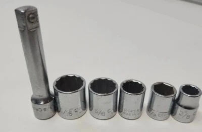 Lot of 5 Craftsman Sockets, 1 Extension  - Image 1 of 4