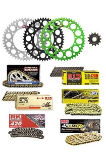 Renthal Sprockets or Sprockets / Chain Kit fits Kawasaki KX85 KX100 - Picture 1 of 1