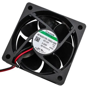Fan 12V DC 1,71W 60x60x20mm 43,3m³/h 5700U/Min 43,3m³/h Sunon MF60201VX1000UA99 - Picture 1 of 4