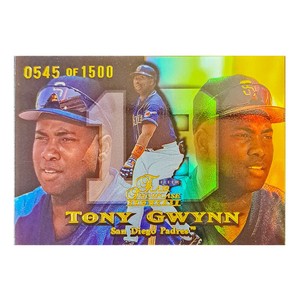 1999 Flair Showcase Row 1 Showpiece Tony Gwynn San Diego Padres 0545/1500