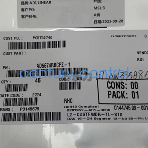 1PC  NEW Integrated Circuit IC Chip AD5674RBCPZ-1 By DHL Fast Shipping - Picture 1 of 1