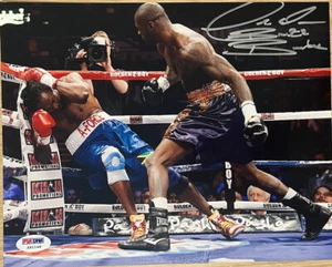 DEONTAY WILDER SIGNED BRONZE BOMBER SIGNED BOXING 8X10 PHOTO PSA/DNA - Picture 1 of 2