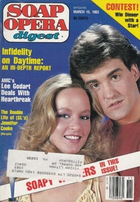 Soap Opera Digest Mar 15 1983 JENNIFER COOKE-LEE GODART-JOHN DE LANCIE-ML BLANKS - Image 1 of 3