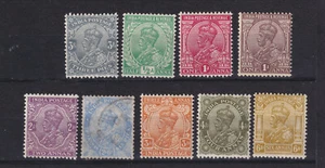 INDIA # 80/89 mint hinged (#85 present but not counted) - Bild 1 von 2