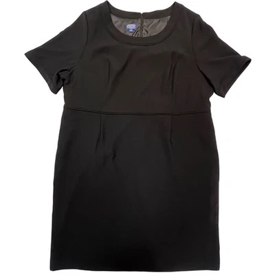 Pendleton Black Short Sleeve Professional Luxury Sheath Dress Plus Size 24W - Image 1 of 4