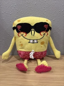 SpongeBob Beach Push With No Tag *Nice* v1 Pre owned - Picture 1 of 6