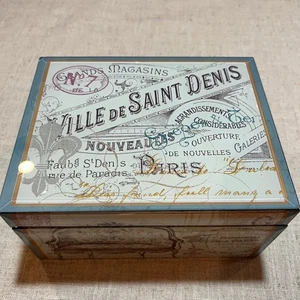 Notions Paris Trinket Box Ville de Saint Denis Decorative Storage Box - Picture 1 of 16