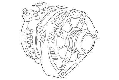 Genuine GM Alternator 84143540 - Image 1 of 4