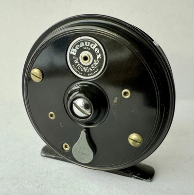 J.W. Carrete de pesca con mosca Young Beaudex 3" hecho en Inglaterra Foto 1 de 4