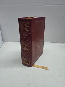 Leo Tolstoy War & Peace Easton Press Collectors Edition Genuine Leather Bound 81 - Picture 1 of 7