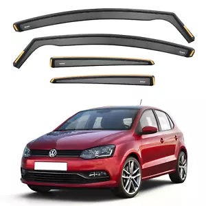 ISPEED Wind Deflectors for VW Polo MK5 2009-2017 5-Door Hatchback 4pc Set Visors - Picture 1 of 10