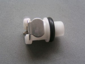 Two 2 Connector ( Tube Valve Cylinder Pumps PARTS for Penis Nipple )NPT1/8"-2 7