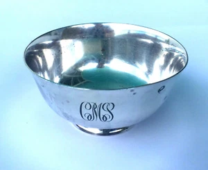 Collectable Paul Revere Reproduction 263 Sterling Silver 925 Sugar Bowl Engraved - Picture 1 of 8